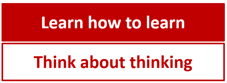 Learn how to learn, think about thinking - Consultant's Mind